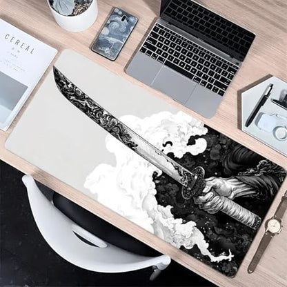 Gaming Mouse Pad Extended Large Laptop Keyboard Non-Slip Rubber Base with Stitched Edges for Home Office Computer Keyboard Laptop-11.8 x 31.5 in - size: 31.5" x 11.8"