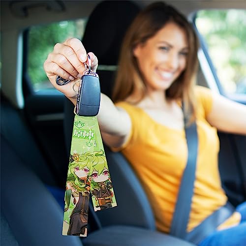 Impact Videogame Colorful Lanyard Keychains Stickers - color: Collei Dendro