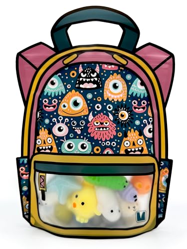 20 Pack Goodie Bags for Kids Birthday Party Supplies - Bulk Gift Bag for Favors, Food, and Candy with Resealable Ziplock Seal (Monster Jam/Small) - color: Monster Jam/Small