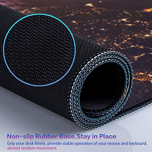 Canjoy Gaming Mouse Pad, Large Extended Mouse Pad Big Computer Mousepad for Home Office Gaming Work 31.5x15.7inch - color: Light City