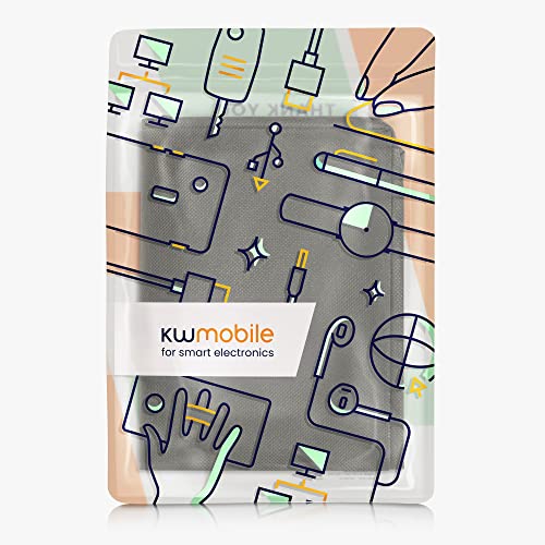 kwmobile Dust Cover Compatible with HP DeskJet 2755e / DeskJet 2720e / 2710e / 2820e / 2721e - Printer Case - Fabric Protector Cover - Dark Grey - color: Dark Grey