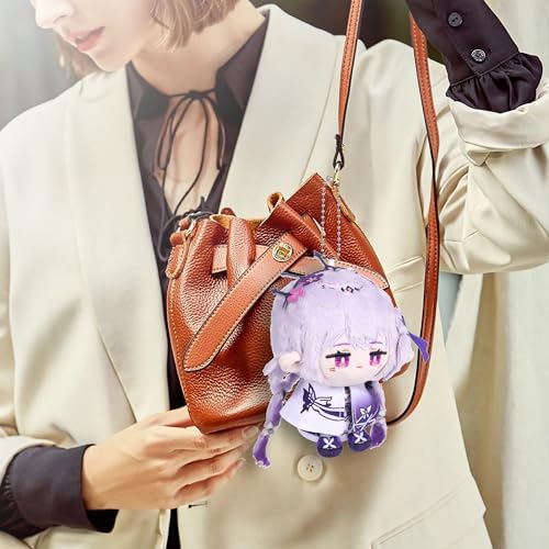UTIEHD Anime Game HSR Character Keychain Pendant, 4 Inch Collectible Figure for Backpacks Bags and Keys for Fans - color: Castorice