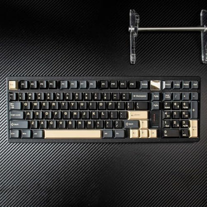 Sumgsn 173 Keys Doubleshot Keycaps Cherry Profile Apes Keycaps Set 7u Spacebar Fit for 61/64/87/104/108 Cherry Mx Switches ISO ANSI Layout Mechanical Keyboards Alice Keyboards - color: Apes Keycaps