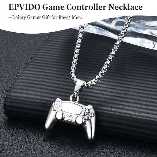 Gamer Gifts for Teen Boy Game Controller Necklace for Boy Men Birthday Christmas Graduation Stuff Gaming Jewelry