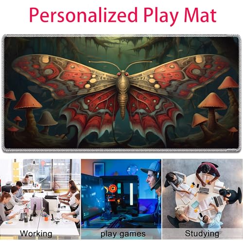 MTG Playmat, Smooth Surface Game Play Pad MTG TCG 24 x 14 inch with Storage Bag, Non-Slip Mouse Pad Card Fighting Game, Mechanical Adjustment - color: Mechanical Adjustment