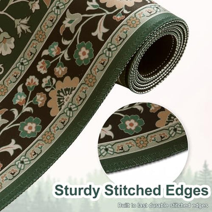 Desk Pad Mat, Stitched Edges Cute Desk Mat, Non-Slip Tiger Desk Mat Gaming, Smooth Green Mouse Pad, Soft Desk Cushion for Office Home 35.4 x 15.7 Inches (Green) - color: Multi/Green