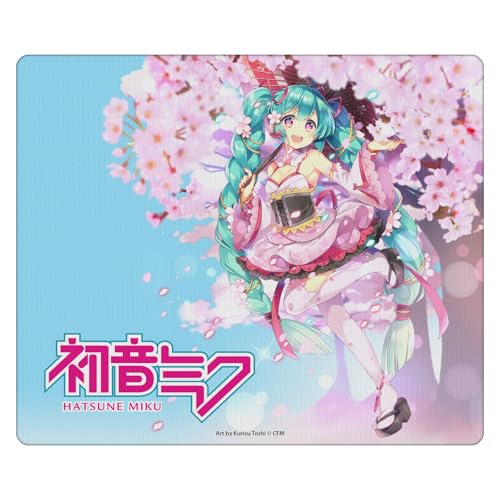 Head Case Designs Officially Licensed Hatsune Miku Sakura Graphics 9.84 x 11.81 x 0.12 inches (250 x 300 mm) - S Gaming Office Desk PC Keyboard Mouse Mat Pad - color: Sakura, size: 9.84 x 11.81 x 0.12 inches (250 x 300 mm) - S