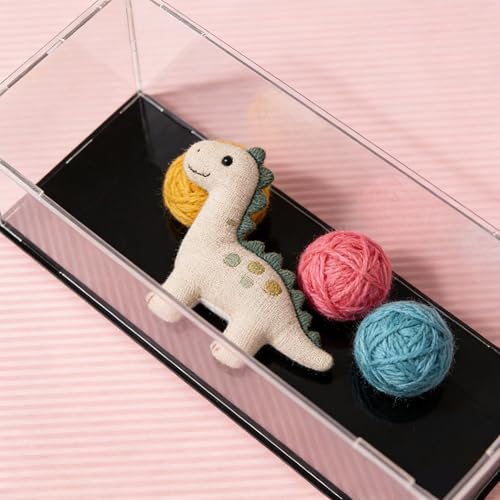 uxcell Acrylic Clear Display Case Box Dustproof Protection Showcase Cube Collectibles Show Box 11.8x3.9x3.9inch - size: 11.8x3.9x3.9inch