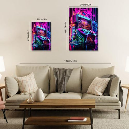 1PC Cool Gaming Poster Wall Art Wall Art for Living Room & Bedroom, 20 * 30cm/8 * 12inches Unframed
