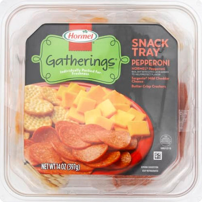 Hormel Snacktray/Pep/Cheese/Crk, 14.7 oz