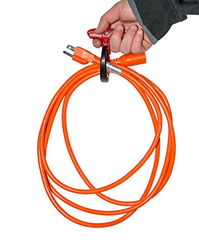 Gardner Bender CW-T1RR50 Small Cable Wraptor, 1½Inch. Diameter, Trigger Release, Reusable, Secures Cable, Wire, Tubes, Hoses & Household Goods, Black & Red - size: Small (1 Count)