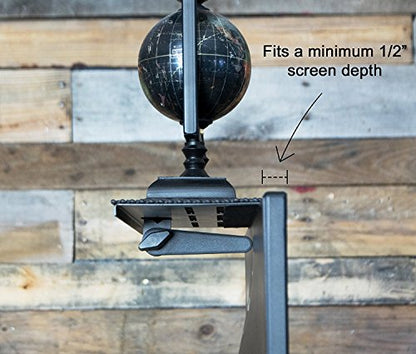 Mount Plus MP-05-01 Top Shelf TV Mounting Bracket 12-inch Wide Platform | Holds Speaker, Streaming Device | Made for Apple TV and Remote Control (1 Pack) - color: 1 Pack