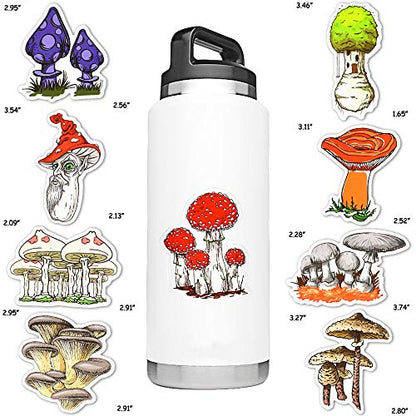 Mushroom Stickers for Kindle Trippy Mushroom Stickers for Water Bottles Scrapbook Laptop Book Waterproof(50 Pcs) - style: Cute Mushroom Stickers