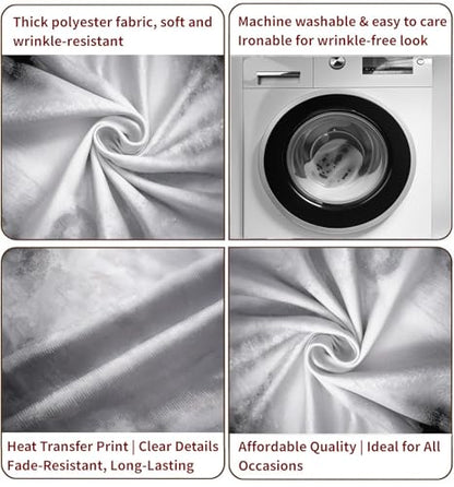 Luxury Royal Palace Hallway Polyester Backdrop for Photography, Golden Arches & Velvet Drapes, Baroque Castle Interior Scene with Marble Floor and Chandeliers 7x5ft