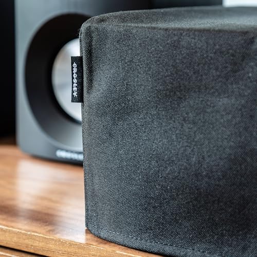 Crosley AC1055A-BK Fabric Turntable Dust Cover, Black