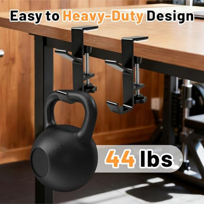 2 Pcs Adjustable Purse Hooks Heavy Duty Bag Hanger for Table | Hooks Bag Hanger for Desk Fireplace, Bag Holder for Table for Desk Key Backpack - size: 2 Pieces