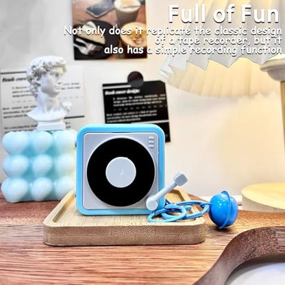 Retro Tape Recorder Keychain Portable Keychain Pendant Back Packaging Accessories For Music Enthusiasts