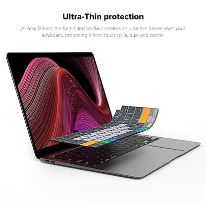 JCPal MacOS Shortcut Guide Keyboard Cover for 2020 MacBook Air 13" (US-Layout) - size: MacBook Air 13” (2020)