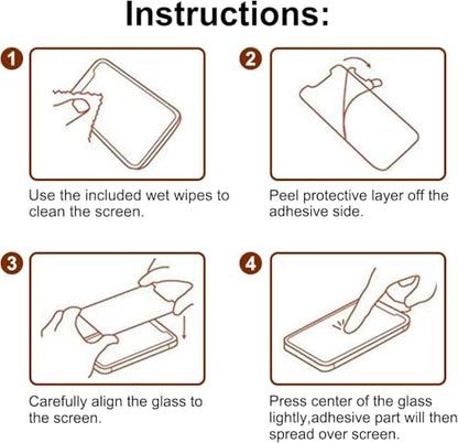 PEHAEL 2+2 Pack for iPhone 14 Pro Privacy Screen Protector with Camera Lens Protector Full Coverage Anti-Spy Tempered Glass Film 9H Hardness Easy Installation Bubble Free [6.1 inch]