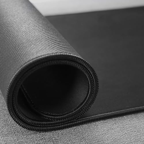 [30" x 13"] Extended-Large Mouse pad, Keyboard pad - Enhance Your Gaming Experience with The Desk mat - Waterproof and Easy to Clean - lint-Free - Ideal for Gaming Table (Black, Extended) - size: 30L x 13W inches