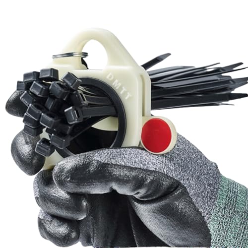 Zip Tie Organizer Band (1PC) with 8 inch Black Zip Ties (10PCS) for Cable ties Arrangement. - style: 1- 1 Pc