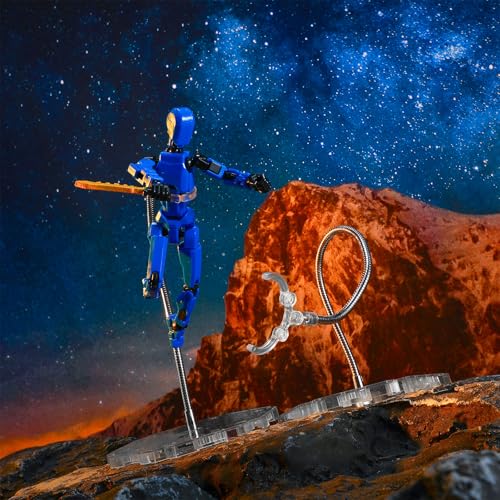 Wonderjune 12 Pcs Action Figure Stands for 8 to 12 Inches Dolls Flexible Assembled Action Figure Display Holder with Adjustable Metal Support Arm Figure Stands Base Compatible with HG/RG 1/144 Toy - color: Clear
