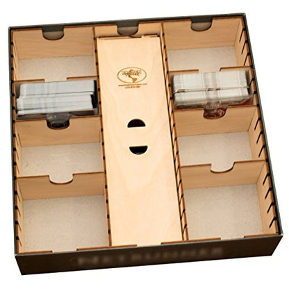 The Broken Token Long Bits Box - Wooden Token and Game Pieces Organizer for Board Games