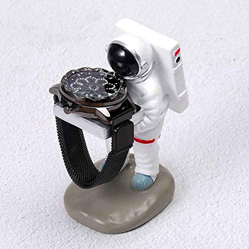 Pilarmuture Watch Display Stand Jewelry Organizer Astronaut Handmade Watch Holder Resin Figurine Jewelry Watch Storage Rack Eyeglass Holder for Office Home Decoration - size: 2#astronaut