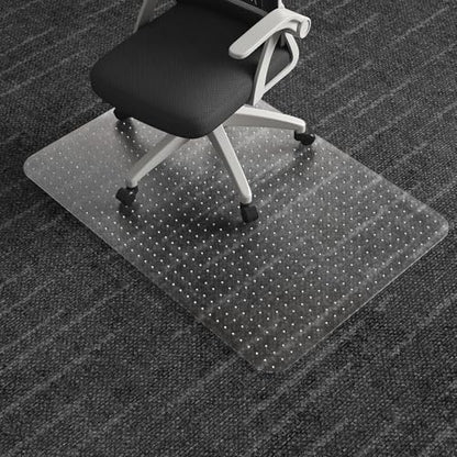 Office Chair Mat for Carpet Floor, Heavy Duty Desk Chair Mat for Low/No Pile Carpeted Floors, Anti Slip Carpets Protector for Home Office (48" x 30") - size: 48" x 30"