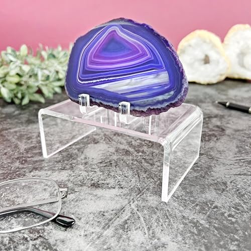 Plymor Clear Acrylic Rectangular Display Riser, 2" H x 5" W x 3" D (1/8" thick) - size: 2" x 5" x 3"