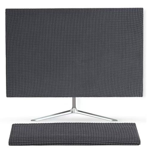 Monitor Dust Cover Keyboard Covers Case Anti-Static Dustproof Protective Cover for LCD/LED/HD Panel Case Computer Sleeve Compatible with PC, Desktop and TV (Dark Grey, 27-30inch) - color: Dark Grey, size: 27-30inch