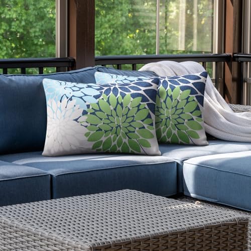 Juexica 2 Pack Chaise Lounge Pillow with Strap Outdoor Waterproof Beach Chair Neck Headrest Pillow Adjustable Elastic Band for Hammock Lumbar Recliner Pillows for Patio Pool Chair(Floral Style) - style: Floral Style