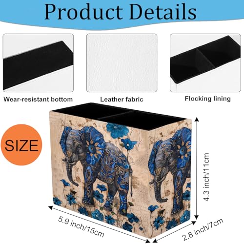 Pen Holder and Anti-Slip Mouse Pad Combination, Makeup Brush Storage Box, Tableware Storage Box, Suitable for Office and Home - Blue Spotted Weevil - color: Blue Spotted Weevil