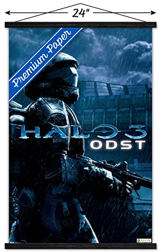 Trends International Halo: ODST - Key Art Wall Poster, 22.375" x 34", Premium Print and Black Hanger Bundle - style: Premium Print and Black Hanger Bundle