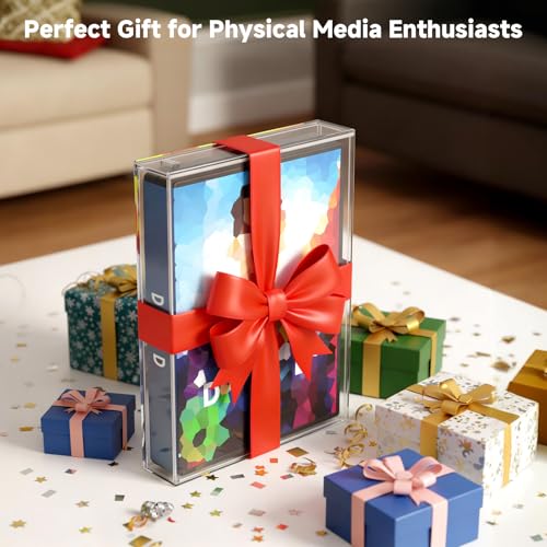 Steelbook Protector, Acrylic Wall Mount Display Case | 1Pack Clear Case, Inner 7.63" x 5.47" x 1.14", Compatible with Thickened Collector Edition DVD, Sturdy Acrylic, Case Only