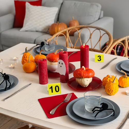 Tofficu Reusable Acrylic Number Markers Double-Sided Table Number Signs 1-10 for Restaurant Banquets Game Supplies and Event Seating