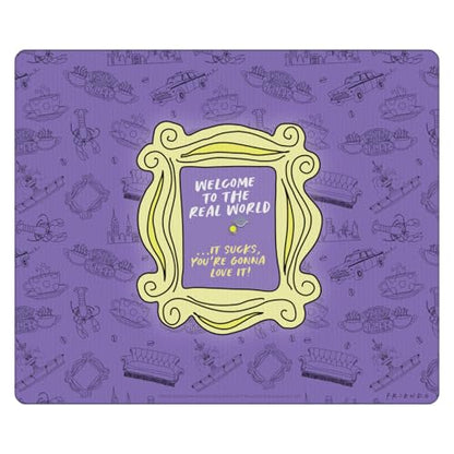 Head Case Designs Officially Licensed Friends TV Show Peephole Frame Graphics 9.84 x 11.81 x 0.12 inches (250 x 300 mm) - S Gaming Office Desk PC Keyboard Mouse Mat Pad - size: 9.84 x 11.81 x 0.12 inches (250 x 300 mm) - S