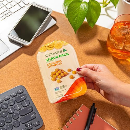Cedar's Original Hummus with Chips Snack Pack - size: 3 Ounce (Pack of 1)