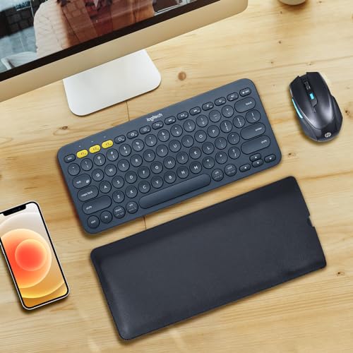 Protective Keyboard Sleeve Case for Logitech K380 & Logitech Pebble 2 & Pebble Keys 2 K380s Bluetooth Keyboard, Logitech K380 PU Leather Travel Sleeve Bag Case, Black - size: Logitech K380