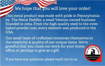 Plain 9" Key Holder & Sports Medal Hanger with 5 Hooks | Made In USA, Useful storage & display