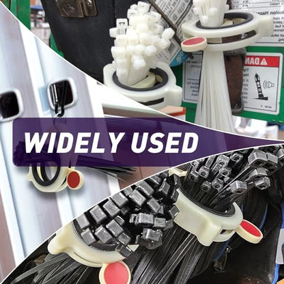 5 Pcs Zip Tie Organizer - Lightweight Cable Tie Holder for Easy Organization Without Waste - Reusable Zip Tie Tool - Zip Tie Holder