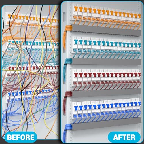 Open Slot Wire Duct Kit, 62.8"(4 x 15.7) Server Rack Cable Management, Cable Management Raceway for Hide Network HDMI VGA Cable, Wiring Raceway Cable Duct, Desk Wire Channel, 4 Pack, Grey - size: Grey-4