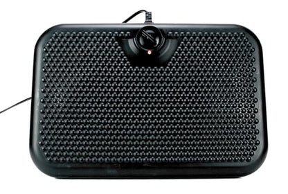 Cozy Products Toasty Toes Foot Warmer, Ergonomic Heated Footrest with 3 Adjustable Positions and 2 Heat Settings, Portable Space Heater, 105 Watts, Black, 12" x 18" x 5"