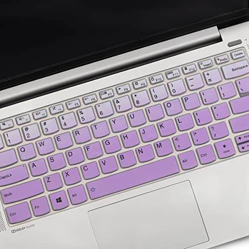 Keyboard Cover for 14" Lenovo Ideapad Silm 7 7i 14, Ideapad Silm 7 7i Pro 14", Lenovo Flex 5 14", Ideapad 5 14", IdeaPad Flex 5 5i 14, ThinkBook 14 14s G2 G3 Keyboard Cover - color: GPurlple