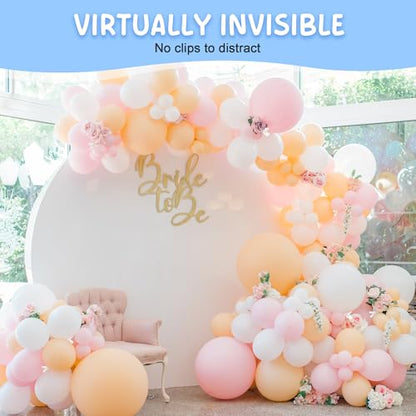 10 Pack Balloon Arch Clips – 3.5'' Clear Plastic Clips for Balloon Arch Backdrop, Heavy Duty Balloon Clamps for Arch, Spring Clamps for Birthday Party Decorations, Wedding, Crafts