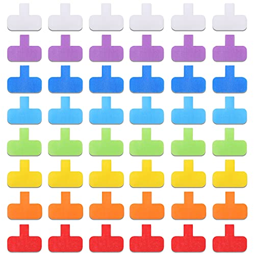 Outus 50 Pcs Cable Labels Multi Color with Writable Surface Reusable Waterproof Durable Wire Labels Tags 8-Color for Cord Identification Industrial Cable Management(Classic Style) - style: Classic Style