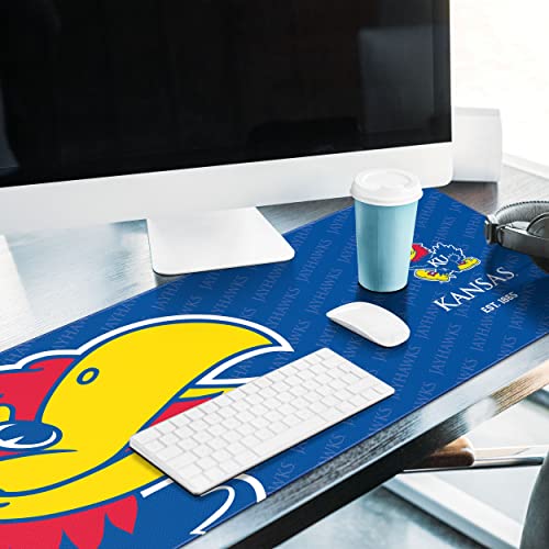 YouTheFan NCAA Kansas Jayhawks Logo Series Desk Pad - style: Kansas Jayhawks