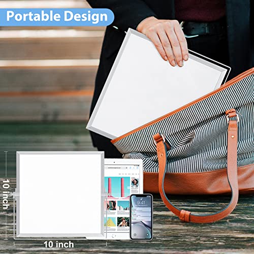 ARCOBIS Small WhiteBoard with Stand 10" X 10", Magnetic Double-Sided Dry Erase White Board Easel for Desk Students Home Office - color: Silver, size: 10"W x 10"H