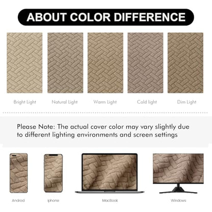 Genina Seat Covers for Dining Room Chair Seat Slipcovers Kitchen Chair Covers (Khaki, 2 Pcs) - color: Khaki, size: 2 PCS