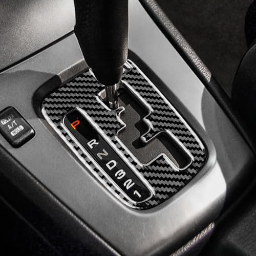 AIRSPEED for Subaru Impreza 2005 2006 2007 Gear Shift Inner Frame Cover Carbon Fiber Center Console Interior Trim Accessories, Black